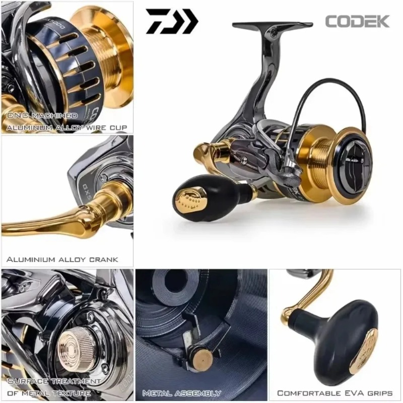 รอกตกปลา Daiwa CODEK รุ่นสปินน - Daiwa Reel Bg บทวิจารณ์และราคา