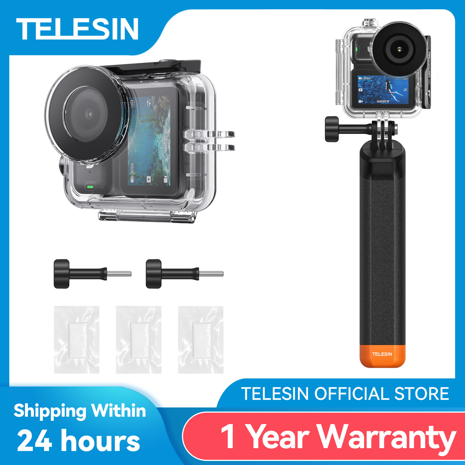 TELESIN 60M เคสกันน้ำสำหรับดำน - Fishing Boat Cover บทวิจารณ์และราคา